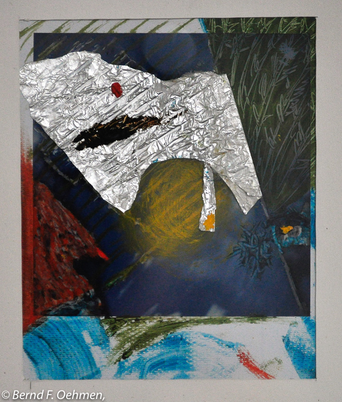 Die lletze Zigarrette Collage SX-70 Ürint