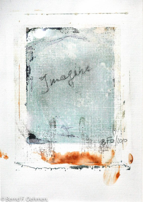 Imagine  Freestyl  Imagetransfer auf Bütten