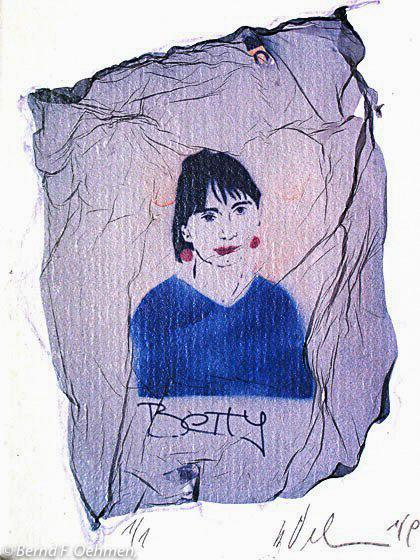 Betty        Emulsionslifting auf Bütten