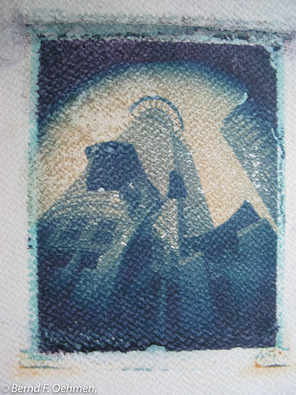 Kronenhaus     Imagetransfer auf Bütten