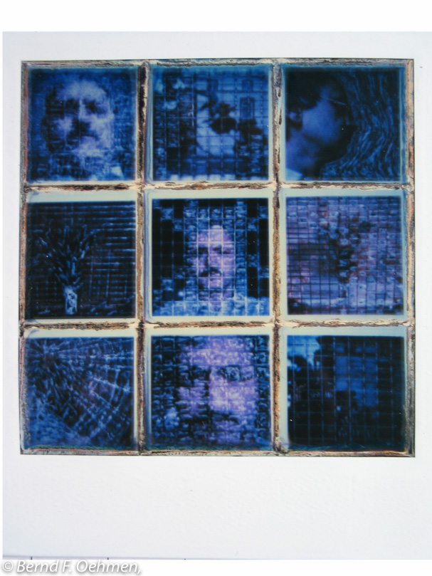 Selbstporträt manipultier SX-70 print