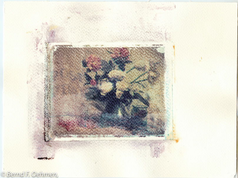 bfo-601100 Stilleben auf Bütten     Imagetransfer auf Bütten