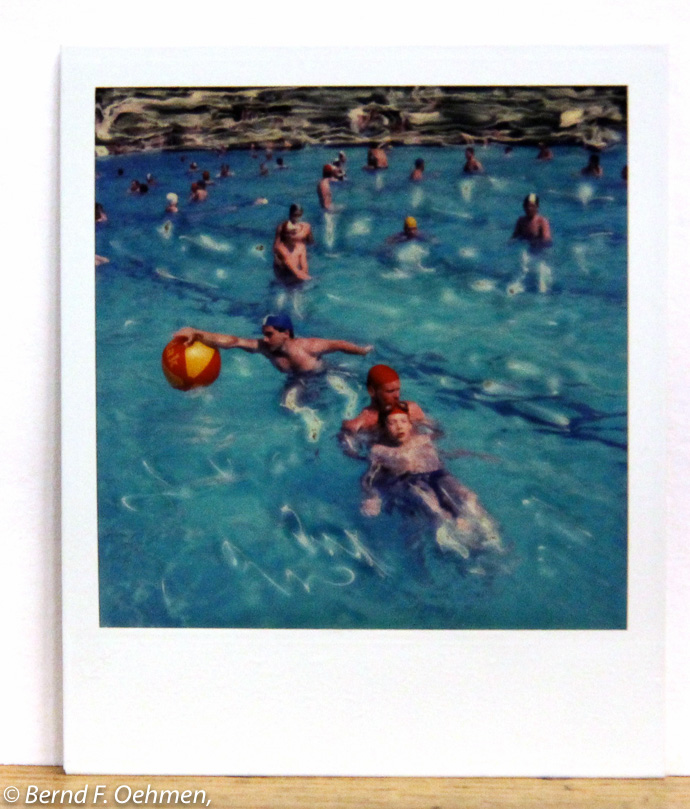 Schwimmbad manipulieter SX-70 Print