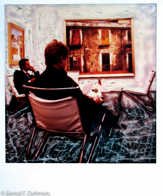 Fenster manipulierter SX-70 Print