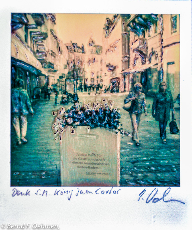 Dank von S.M. Juan Carlos manipulieter ArtisticZ Print