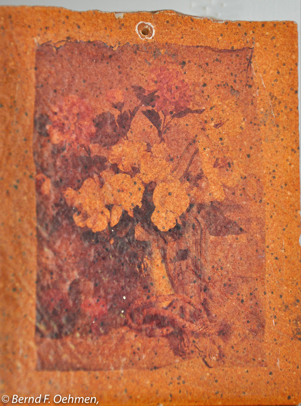 Stilleben-Imagetrasfer auf Kachel